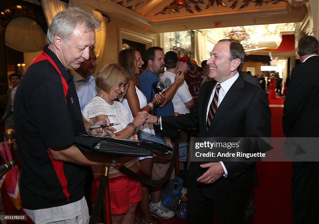 2014 NHL Awards - Red Carpet