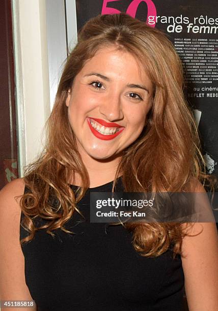 Actress Cloe Bailly attends 'Ceremony': Chloe Bourges Film Screening Party At Cinema Majestic Bastille on June 24, 2014 in Paris, France.