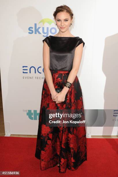 Actress Ella Wahlestedt arrives at the 5th Annual Thirst Gala at The Beverly Hilton Hotel on June 24, 2014 in Beverly Hills, California.