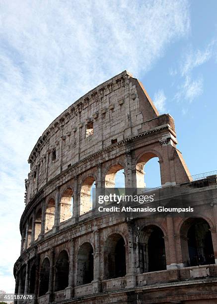 Coliseum Built 156 Rome Engineering An Empire Stock Photos, High-Res Pictures, and ...