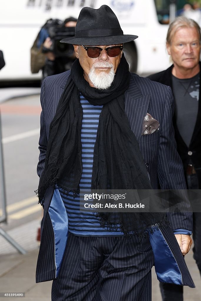 Gary Glitter Attends Court - June 25, 2014