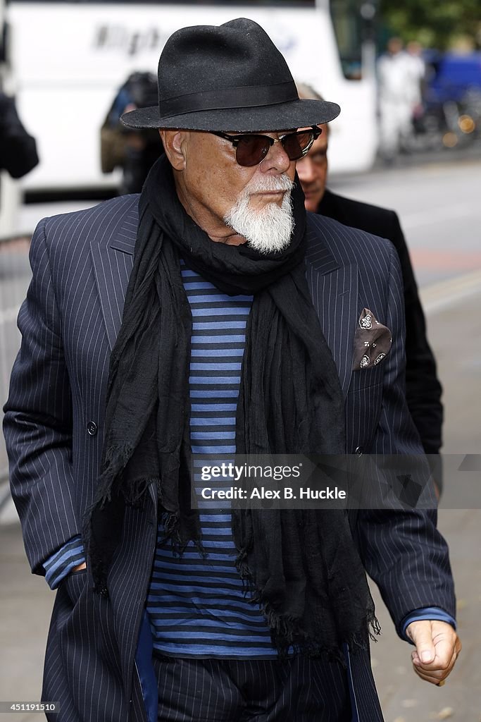 Gary Glitter Attends Court - June 25, 2014