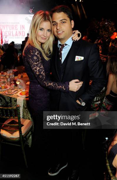 Marissa Montgomery and Jamie Reuben attend the Adventure in Wonderland Ball held by The Reuben Foundation in aid of Great Ormond Street Hospital...