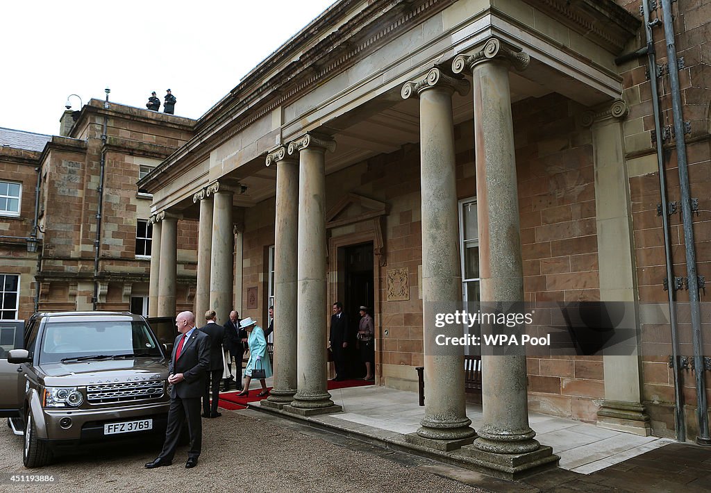 Queen Elizabeth II And Duke Of Edinburgh Visit Northern Ireland - Day 3