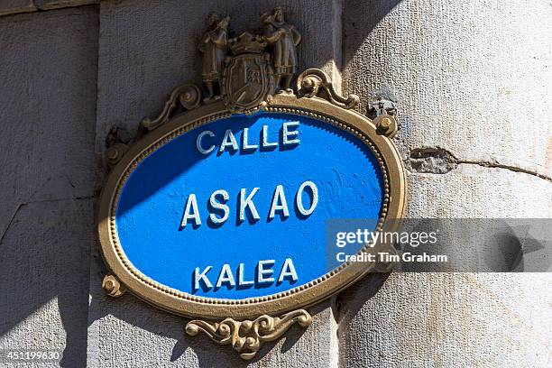 Basque Language Street Sign Basque Sign Photos and Premium High Res Pictures - Getty Images