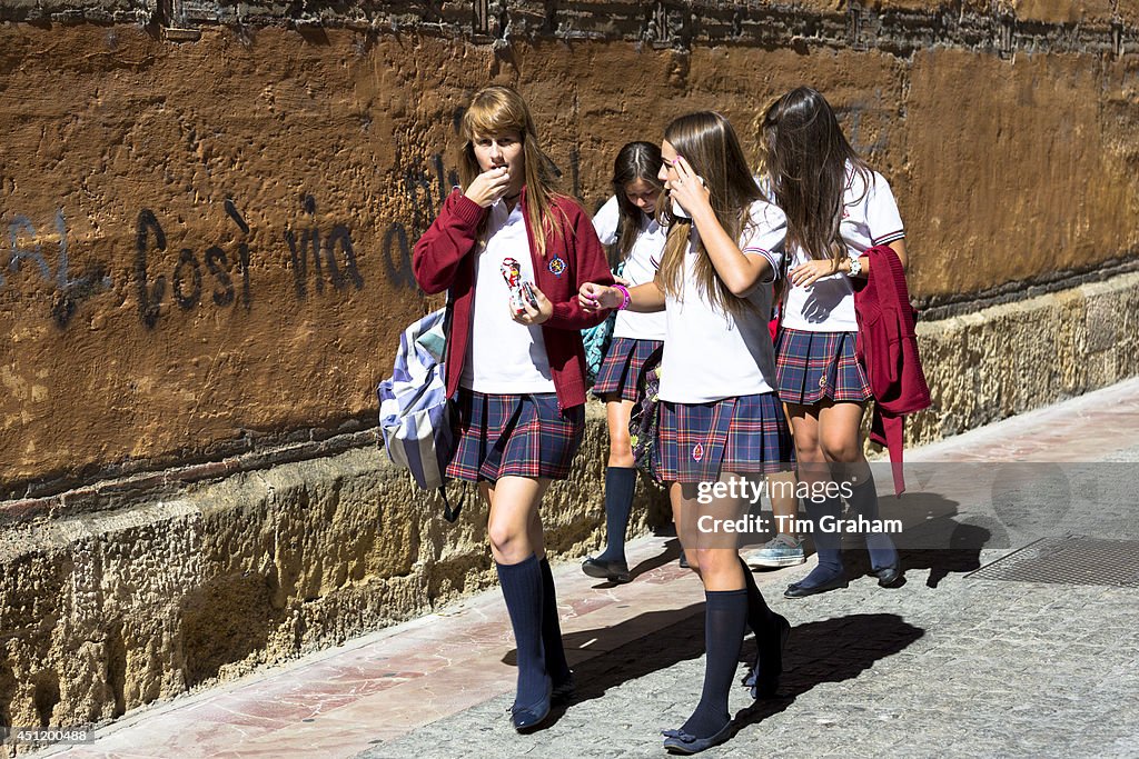 Young Students in Leon, Spain