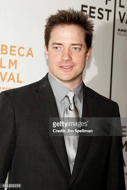 Brendan Fraser during 5th Annual Tribeca Film Festival Journey to the End of the Night Premiere at TPAC in New York City, New York, United States.