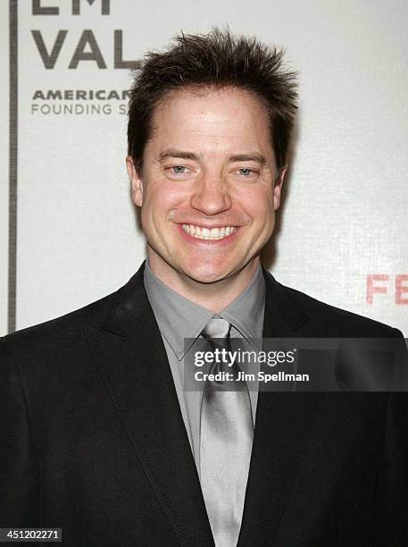 Brendan Fraser during 5th Annual Tribeca Film Festival Journey to the End of the Night Premiere at TPAC in New York City, New York, United States.