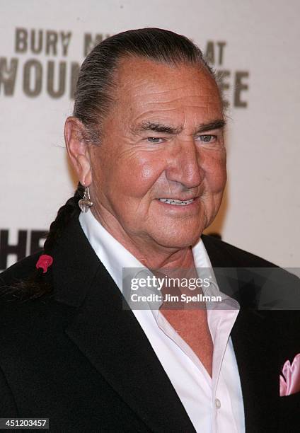 August Schellenberg during HBO Films' Bury My Heart at Wounded Knee - Arrivals at American Museum of Natural History in New York City, New York,...