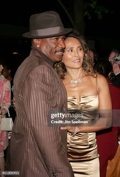 Ving Rhames and wife during 5th Annual Tribeca Film Festival - Mission: Impossible III New York Premiere - Outside Arrivals at Ziegfeld Theater in...