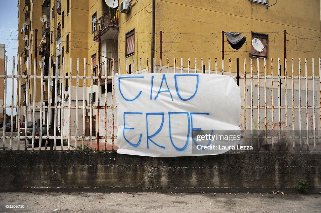 Naples Reacts To The Death Of Football Fan Ciro Esposito