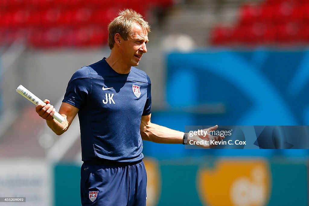 USA Training & Press Conference - 2014 FIFA World Cup Brazil