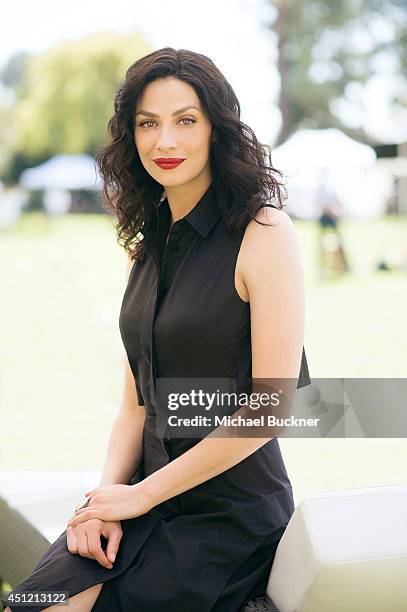 Joanne Kelly poses for a portrait at the NBC Universal's Summer Press Day on April 8, 2014 in Pasadena, California.