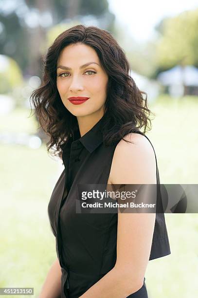 Joanne Kelly poses for a portrait at the NBC Universal's Summer Press Day on April 8, 2014 in Pasadena, California.