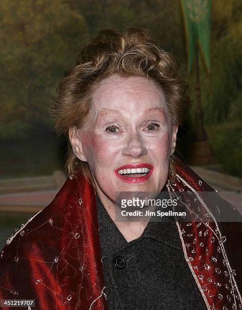 Actress Tammy Grimes attends the Neighborhood Playhouse School of the Theatre 80th Anniversary Gala and Reunion at Tavern on the Green on November 9,...
