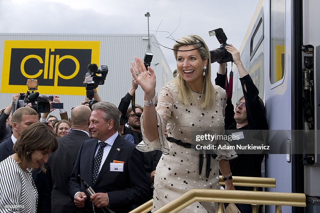 King Willem-Alexander And Queen Maxima Of The Netherlands Visit Warsaw