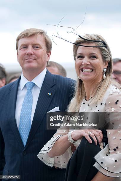 King Willem-Alexander and Queen Maxima of The Netherlands visit CLIP Logistics Centre for logistic and industry investments as part of their trip to...