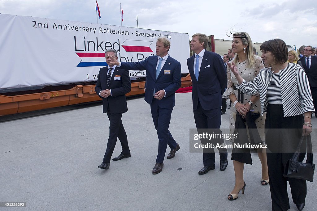 King Willem-Alexander And Queen Maxima Of The Netherlands Visit Warsaw