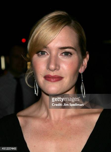 Kate Winslet during The 44th New York Film Festival Presents the Premiere of Little Children at Alice Tully Hall at Lincoln Center in New York City,...