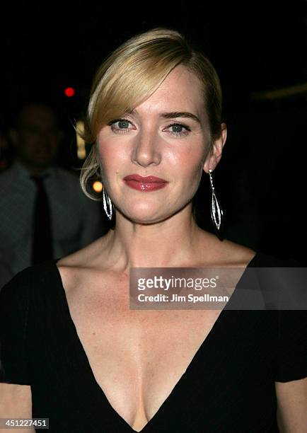 Kate Winslet during The 44th New York Film Festival Presents the Premiere of Little Children at Alice Tully Hall at Lincoln Center in New York City,...