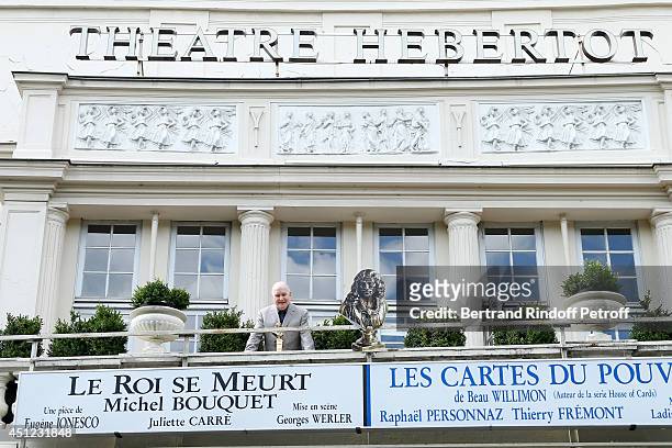 Honorary Moliere 2014 for all his career and actor from "Le Roi se meurt" Michel Bouquet attends Theater Hebertot presents its 2014-2015 Events and...
