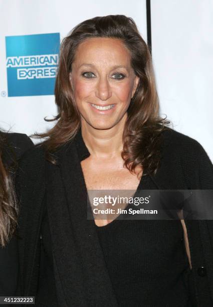 Donna Karan during 6th Annual Tribeca Film Festival - The Education of Charlie Banks Premiere - Outside Arrivals in New York, NY, United States.