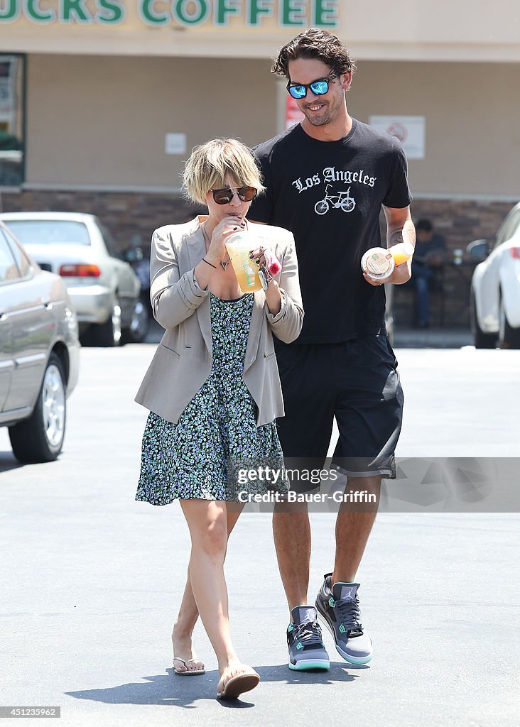 Celebrity Sightings In Los Angeles - June 25, 2014
