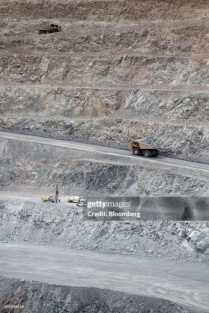 Operations Inside Rio Tinto Group's Oyu Tolgoi Copper And Gold Mine