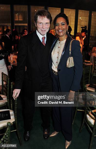 Bill Collins and Hazel Collins attend the Adventure in Wonderland Ball held by The Reuben Foundation in aid of Great Ormond Street Hospital...