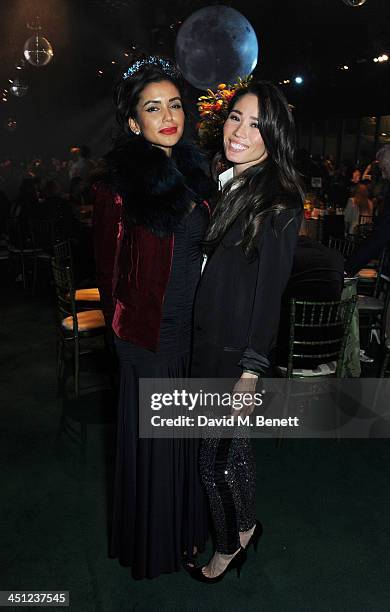 Dayana Pires and Rosemary Marie attend the Adventure in Wonderland Ball held by The Reuben Foundation in aid of Great Ormond Street Hospital...