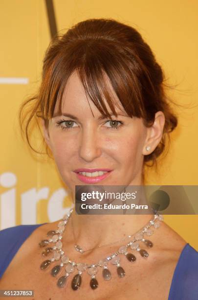 Vega Royo Villanova attends 'Marie Claire Prix de la moda' awards 2013 photocall at Residence of France on November 21, 2013 in Madrid, Spain.