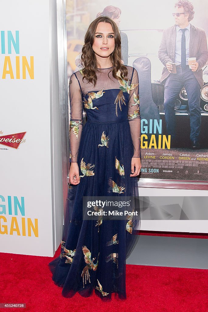 "Begin Again" New York Premiere