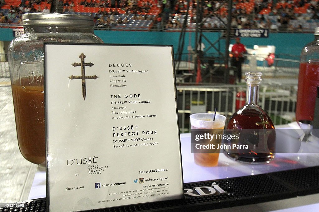 D'USSE VIP Lounge And Riser At On The Run Tour