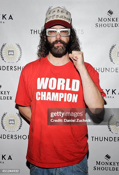 Comedian Judah Friedlander attends the Thundershorts launch event at The Box on June 25, 2014 in New York City.
