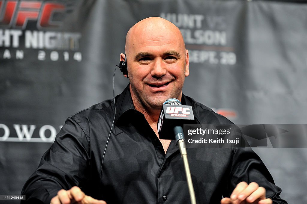 UFC Fight Night: Japan Hunt v Nelson Press Conference