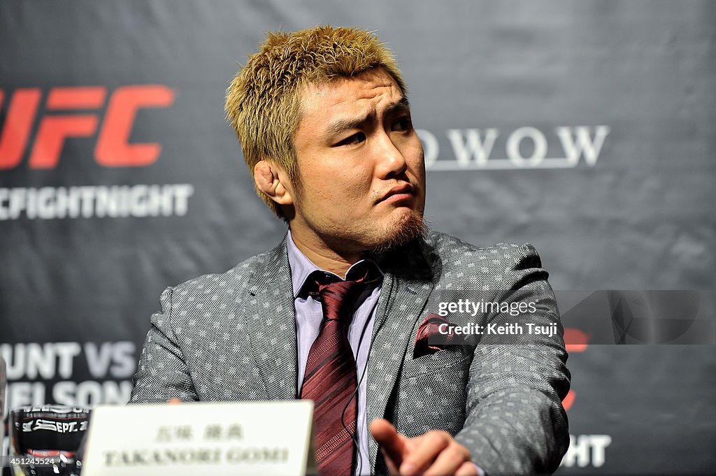 UFC Fight Night: Japan Hunt v Nelson Press Conference