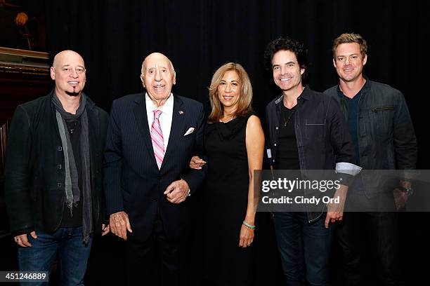 Jimmy Stafford, Arthur Imperatore Sr., Yee Mei-Ling, Pat Monahan and Scott Underwood attend Collaborating For A Cure 16th annual benefit dinner and...