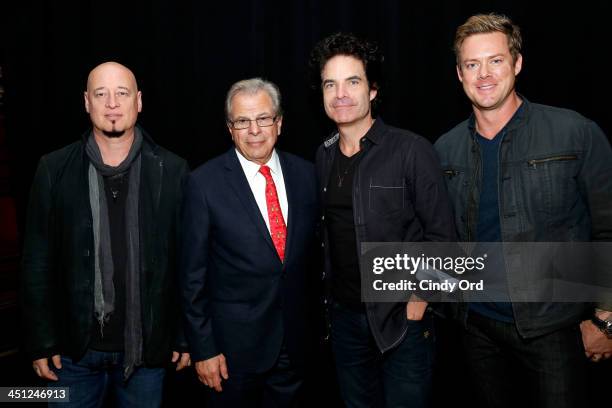 Jimmy Stafford, Samuel Waxman, Pat Monahan and Scott Underwood attend Collaborating For A Cure 16th annual benefit dinner and auction at Park Avenue...