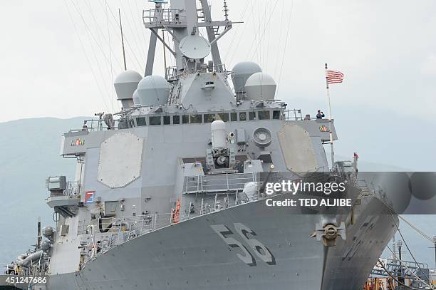 The USS John McCain, one of the US warships that will participate in the US and Philippine navies maritime exercise dubbed Cooperation Afloat...