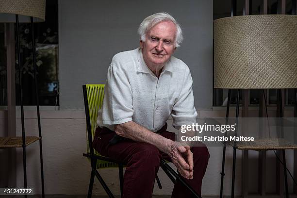 Film director John Boorman is photographed for the Hollywood Reporter in Cannes, France.