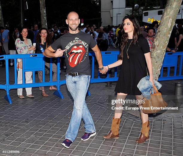 Gonzalo Miro and Ana Isabel Medinabeitia attend Rolling Stones's concert at Estadio Santiago Bernabeu on June 25, 2014 in Madrid, Spain.