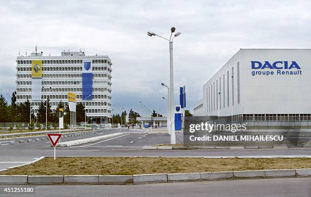 General view of Dacia factory in Mioveni city one of the places where will be produced the new model Dacia Logan 03 June 2004. Logan is produced by...