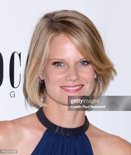 Actress Joelle Carter attending COCO ECO Magazine Launches Debut Print Issue EARTH ROCKS! An Evening Of Eco-Chic Fashion & Beauty at Roy Robinson at...