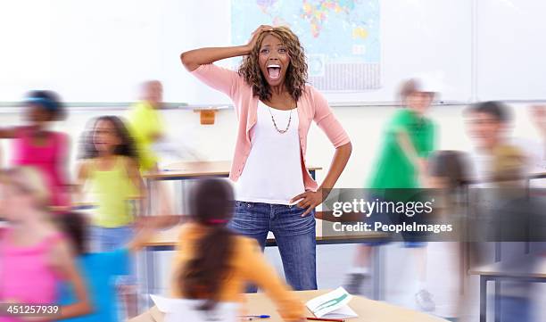 chaos - naughty in class stock pictures, royalty-free photos & images