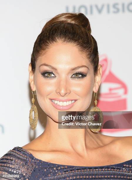 Model Blanca Soto poses in the press room during The 14th Annual Latin GRAMMY Awards at the Mandalay Bay Events Center on November 21, 2013 in Las...