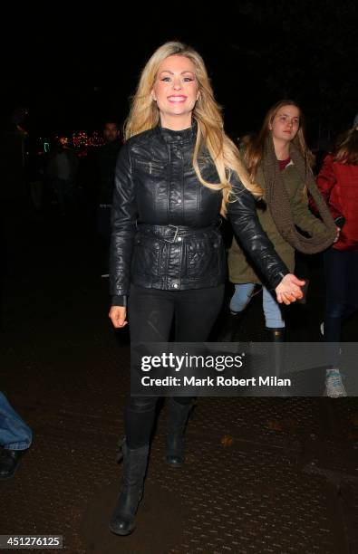 Nicola McLean attending the Winter Wonderland VIP Launch on November 21, 2013 in London, England.