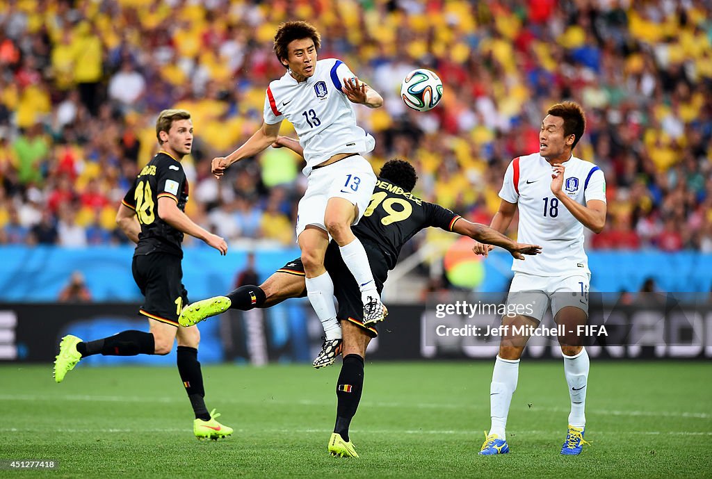 Korea Republic v Belgium: Group H - 2014 FIFA World Cup Brazil