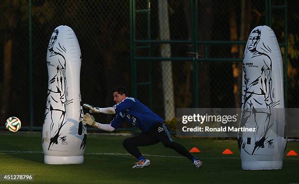 Agustin Orion of Argentina during a training session at Cidade do Galo on June 26, 2014 in Vespasiano, Brazil.