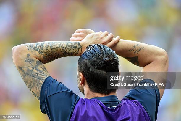 Hugo Almeida of Portugal looks on during the 2014 FIFA World Cup Brazil Group G match between Portugal and Ghana at Estadio Nacional on June 26, 2014...