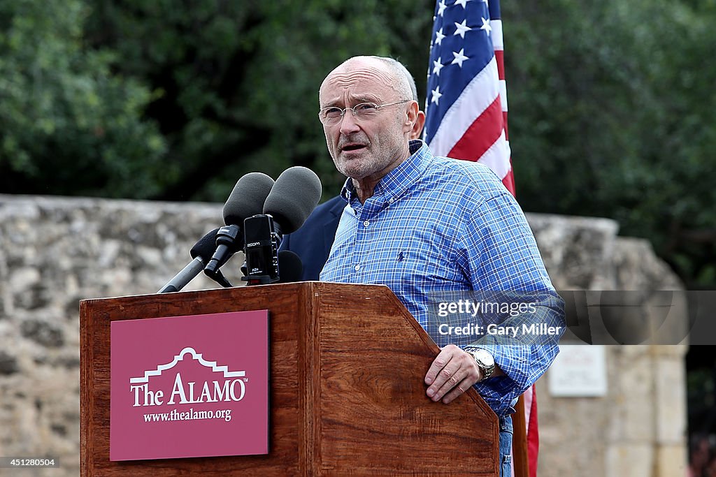 Phil Collins Donates His Private Alamo Artifact Collection To The Alamo